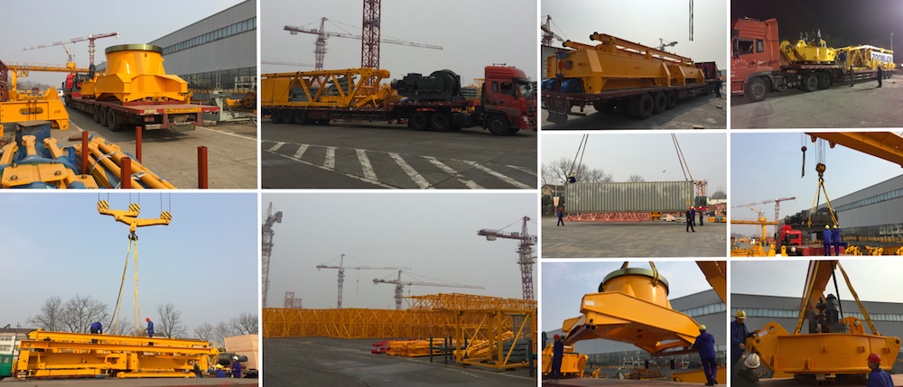 GAMA INTERMODAL (Türkiye) moves 1.144 Tons Tower cranes for Expo2017