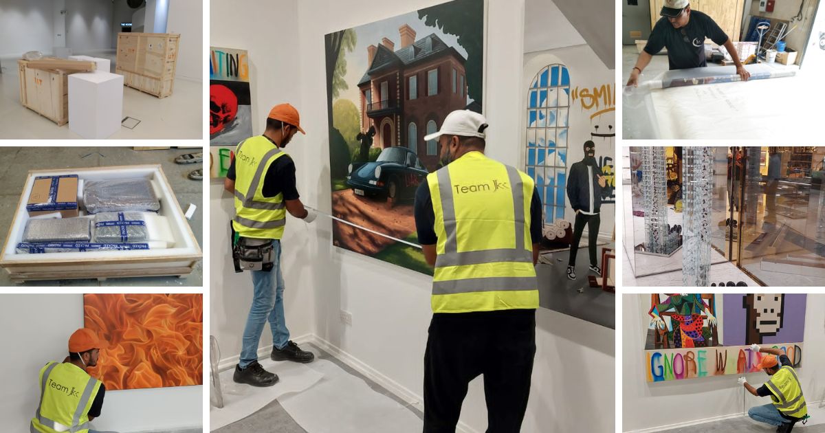 JKK INTERNATIONAL FREIGHT (UAE) handles art work for the biggest art show in the Middle East