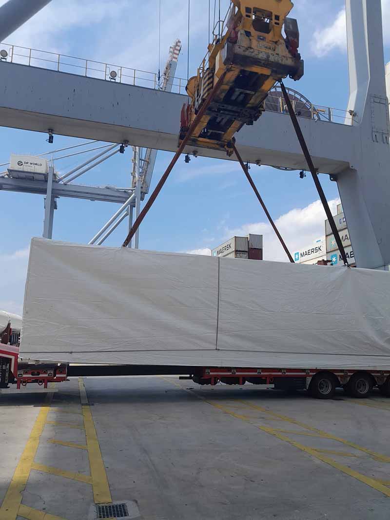 LOGISTURK (Türkiye) moved a 10 Tons Hospital Container Module as Breakbulk shipment