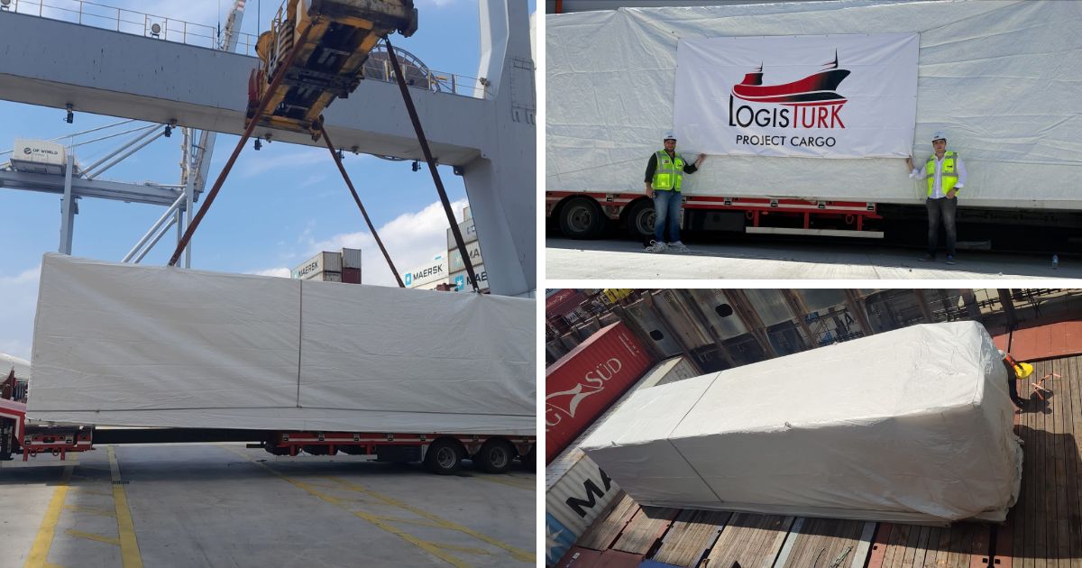 LOGISTURK (Türkiye) moved a 10 Tons Hospital Container Module as Breakbulk shipment