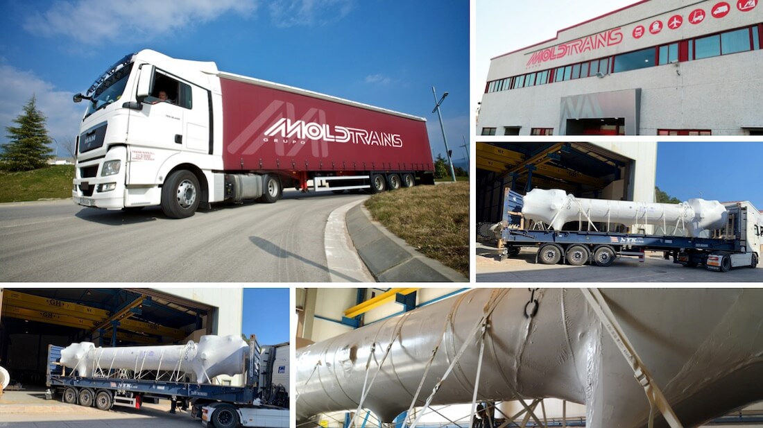 MOLDTRANS (Spain) moves Main Acid Cooler from Barcelona to Brisbane